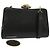 Borsa a Spalla in Pelle Nera e Oro GUCCI 005 406 0284 Auth 135176 Nero D'oro