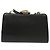 Borsa a Spalla in Pelle Nera e Oro GUCCI 005 406 0284 Auth 135176 Nero D'oro - vista 2