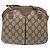 Gucci Borsa GG Supreme Web Sherry Line in PVC beige e oro 98 02 047 Auth fm4861 D'oro - vista 2