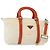 PRADA Borsa a Mano Nylon 2 vie Bianco Argento Auth ti3400