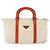 PRADA Borsa a Mano Nylon 2 vie Bianco Argento Auth ti3400 - vista 13