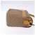 Gucci Borsa a Spalla Micro GG Supreme PVC Beige Oro 001 14 0412 Auth 135185 - vista 3