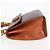 Céline CELINE Macadam Canvas Hand Bag PVC Leather 2way Brown Gold Auth ki5899 Golden - view 3