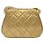 Borsa a Spalla CHANEL in Pelle di Agnello Oro CC Auth 140900 D'oro - vista 2
