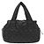 CHANEL Borsa a Mano Cococoon Nylon Nero Argento CC Auth BA5555 - vista 2