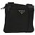 Borsa a Spalla PRADA in Nylon Nero Argento Autentica hk2903