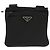 Borsa a Spalla PRADA in Nylon Nero Argento Autentica hk2903 - vista 13