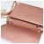 PRADA Bolsa de Ombro com Corrente em Couro Rosa Dourado Auth 127990 - vista 10