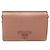 PRADA Bolsa de Ombro com Corrente em Couro Rosa Dourado Auth 127990 - vista 13