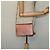 PRADA Bolsa de Ombro com Corrente em Couro Rosa Dourado Auth 127990 - vista 25