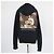 Off White Giacca con cappuccio zip Off-White Caravaggio Lute nera Nero - vista 3