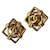 Orecchini Chanel CC a clip oro D'oro
