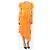 Self portrait Conjunto de top y falda de terciopelo naranja - talla UK 10 - vista 3