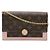 Borsa a catena Portefeuille Flore Monogram Louis Vuitton Rosa