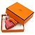 Ring Portachiavi Hermès Carmen Unodos Rosa Arancione - vista 6