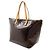 Borsa Tote Vernis Bellevue GM di Louis Vuitton Bordò - vista 3