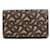 Cartera plegable Burberry en lona recubierta marrón Castaño  - vista 1