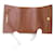 Cartera plegable Burberry en lona recubierta marrón Castaño  - vista 3
