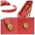 Bulgari Borsa in pelle Serpenti di Bvlgari Rosso - vista 4