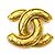 Spilla in metallo dorato Chanel D'oro