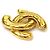 Spilla in metallo dorato Chanel D'oro - vista 3