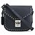 Borsa a spalla in pelle nera MCM Nero