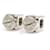 Hermès Hermes HERMES Earrings Cage de H Metal Enamel Silver Magenta Silvery  - view 3