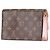Portafoglio Louis Vuitton Monogram Flore Marrone con Catena - vista 2