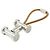 Ring Chaveiro/Charm de bolsa H Mobile da Hermès Prata Bege - vista 3