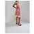 John Galliano Kleid aus rosa Seide mit Blumenmuster und Spitze - Ansicht 5
