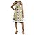 Vestido Hermès Les Leopards de popelina de algodón Multicolor