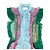 Abito Gucci in chiffon di seta color block Multicolore - vista 10