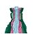 Abito Gucci in chiffon di seta color block Multicolore - vista 12