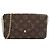 Bolso de Hombro Pochette Felicie Monogram Louis Vuitton Castaño