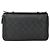 GUCCI GG Supreme Custodia da Viaggio PVC Nera 409206 Auth 139365 Nero - vista 2
