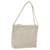 PRADA Tote Bag Nylon Weiß Silber Auth bs28890