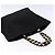 Borsa a Spalla Vala Chain in Tela Nera e Oro Auth 138299 di Salvatore Ferragamo Nero D'oro - vista 6