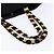 Borsa a Spalla Vala Chain in Tela Nera e Oro Auth 138299 di Salvatore Ferragamo Nero D'oro - vista 7
