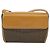 Borsa a Spalla GUCCI in Tela Pelle Marrone Oro Auth ep10464 D'oro - vista 13