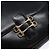 Céline Borsa a Spalla in Pelle Nera e Oro Auth fm4845 Nero D'oro - vista 18