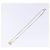 Collana in metallo dorato con logo CD in pietra Christian Dior Auth 140833 - vista 2