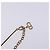 Collana in metallo dorato con logo CD in pietra Christian Dior Auth 140833 - vista 7