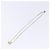 Collana in metallo dorato con logo CD in pietra Christian Dior Auth 140833 - vista 8