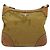 Borsa a Spalla PRADA in Nylon Pelle Beige Oro Auth 140625 D'oro - vista 13