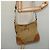 Borsa a Spalla PRADA in Nylon Pelle Beige Oro Auth 140625 D'oro - vista 23