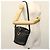 Borsa a Spalla in Tela Trotter Christian Dior Nero Oro Auth ep10350 D'oro - vista 23