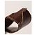 CARTIER Sac Must Line Cuir Suède 5Set Bordeaux Auth 141369 - vue 5