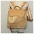 Zaino GUCCI in pelle scamosciata beige oro Auth 135058 D'oro - vista 21
