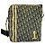 Christian Dior Trotter Canvas Schultertasche Navy Silber Authentisch gh726 Marineblau - Ansicht 13
