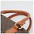 Céline Borsa a mano in tela Macadam CELINE in pelle PVC marrone oro Auth ep10408 D'oro - vista 14